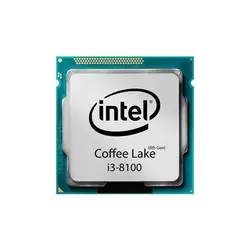 پردازنده اینتل CPU INTEL i3 8100 Coffee Lake Tray