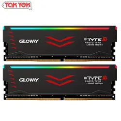 رم کامپیوتر گلووی Gloway 16GB DDR4 3000Mhz Dual RGB