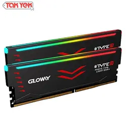 رم کامپیوتر گلووی Gloway 16GB DDR4 3200Mhz Dual RGB