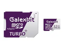 کارت حافظه microSDHC گلکسبیت مدل Turbo+ کلاس 10 استاندارد UHS-I U1 سرعت 80MBps ظرفیت 32 گیگابایت به همراه آداپتور SD