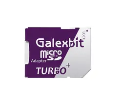 کارت حافظه microSDHC گلکسبیت مدل Turbo+ کلاس 10 استاندارد UHS-I U1 سرعت 80MBps ظرفیت 32 گیگابایت به همراه آداپتور SD