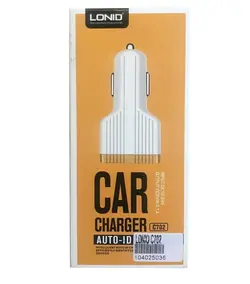 شارژر فندکی الدینیو مدل C702 به همراه کابل تایپ سی