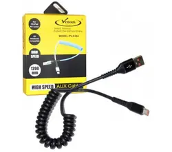 کابل تبدیل USB به microUSB ونوس مدل pv-k‌366 طول 1.2 متر