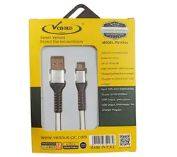 کابل تبدیل USB به microUSB ونوس مدل pv-k‌366 طول 1.2 متر