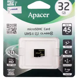 کارت حافظه microSDHC اپیسر  کلاس 10 استاندارد UHS-I U1 سرعت 45MBps ظرفیت 32 گیگابایت