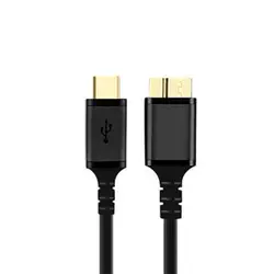 کابل تبدیل USB-C به microB کی نت پلاس مدل KP-C2009 طول 1.5متر