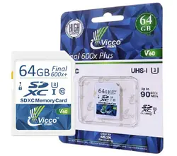 کارت حافظه SDXC ویکومن مدل Final 600X کلاس 10استاندارد UHS-I U3 سرعت 90MB/S ظرفیت 64 گیگابایت