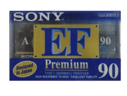 نوار کاست سونی (ساخت ژاپن)مدل EF 90