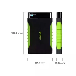 هارددیسک اکسترنال سیلیکون پاور مدل A15 ظرفیت دو ترابایت (به همراه کیف هدیه)