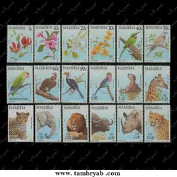 گیاهان و حیوانات - نامیبیا ۱۹۹۷ - تمبریاب