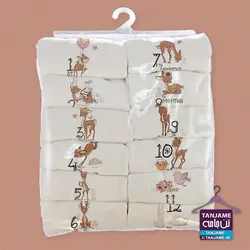 مشخصات، قیمت و خرید لباس ماهگرد نوزاد طرح آهو