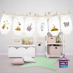 مشخصات، قیمت و خرید لباس ماهگرد نوزاد طرح شازده کوچولو