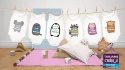 مشخصات، قیمت و خرید لباس ماهگرد نوزاد طرح شکمو