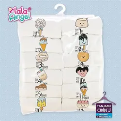 لباس ماهگرد نوزاد طرح شیرینی &ndash; فروشگاه ماهگرد نوزاد | روتختی نوزاد | تن جامه &ndash; خرید