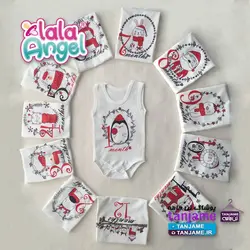 لباس ماهگرد نوزاد طرح کریسمس 12 ایده عکاسی نوزاد در کریسمس