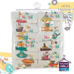 مشخصات، قیمت و خرید لباس ماهگرد نوزاد طرح حیوانات ماشینی