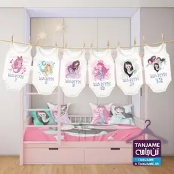 مشخصات، قیمت و خرید لباس ماهگرد نوزاد طرح پری دریایی