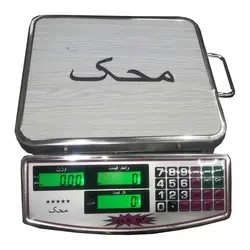 ترازو 100-کیلوگرم محک -تمام استیل ،قطعه شمار – ترازیران