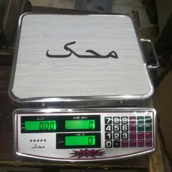 ترازو 100-کیلوگرم محک -تمام استیل ،قطعه شمار – ترازیران