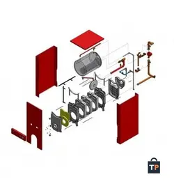 پکيج زمینی شوفاژکار آذرخش بلند AS300-7