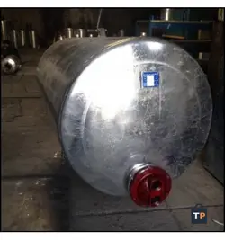 منبع کویل دار افقی 6000 لیتری ضخامت ورق 8 میلی متر