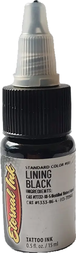 رنگ لاینینگ بلک اترنال LINING BLACK &ndash; تاتو مارکت