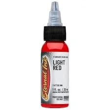 رنگ قرمز لایت رد اترنال LIGHT RED &ndash; تاتو مارکت