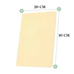پوست مصنوعی تاتو سیلیکونی بزرگ 30*20 (ضخامت 3 میلیمتر)