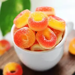 پاستیل هلو شکری