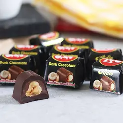 شکلات تلخ با مغز فندق آیدین