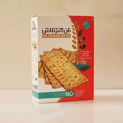 نان تلاش آرد جو- شوید- زیره