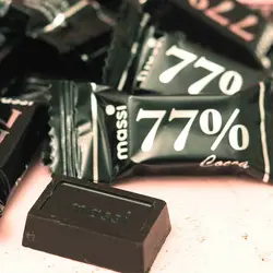 شکلات تلخ 77% massi