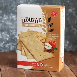 نان سوخاری سیب و دارچین نان تلاش