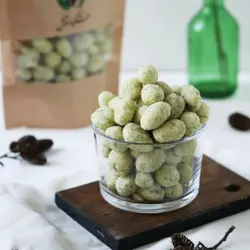 بادام زمینی روکشدار پیاز جعفری