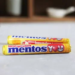 آبنبات توت فرنگی و موز منتوس