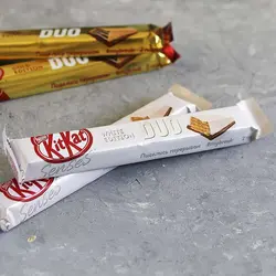 شکلات دابل کیت کت kit kat senses white duo