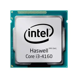 سی پی یو اینتل سری Haswell مدل Core i3-4160 تری