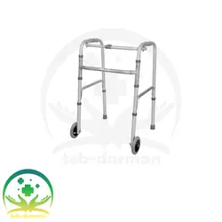 واکر تاشو چرخ دار طب درمان - فروشگاه تجهیزات و لوازم پزشکی طب درمان
