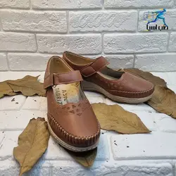 کفش طبی زنانه آسیاسنتر مدل مهرسا طرح چرمی - طب آسیا