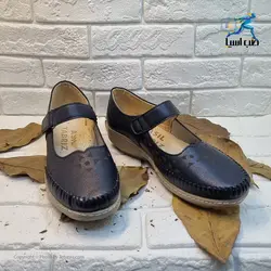 کفش طبی زنانه آسیاسنتر مدل مهرسا طرح چرمی - طب آسیا