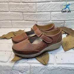 کفش طبی زنانه آسیاسنتر مدل مهرسا طرح چرمی - طب آسیا