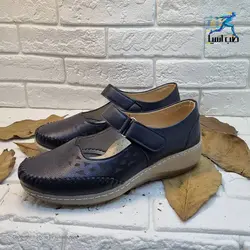 کفش طبی زنانه آسیاسنتر مدل مهرسا طرح چرمی - طب آسیا