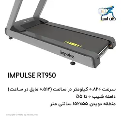 تردمیل باشگاهی ایمپالس مدل Impulse RT950 - طب آسیا