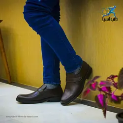 کفش طبی دکتر فام مدل داریوش چسبی - طب آسیا