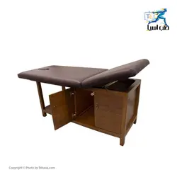 تخت زیبایی و ماساژ کمددار پایه ثابت Relax szf k10 - طب آسیا