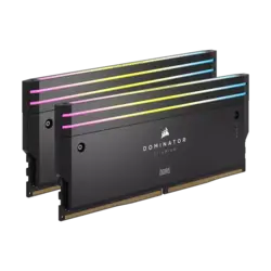 حافظه رم دسکتاپ دو کاناله Corsair مدل DOMINATOR TITANIUM RGB 48GB (2x24GB) DDR5 7200MHz C34