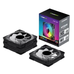 فن کیس گیمینگ گیم‌ مکس KF300R Black بسته 3 عددی | فروشگاه گیمینگ تکاف