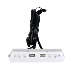 هاب و کنترلر کیس LANCOOL 216 لیان لی LAN216-1W White | فروشگاه گیمینگ تکاف
