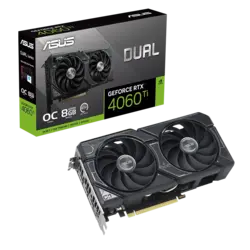 کارت گرافیک ایسوس DUAL RTX 4060 Ti 8GB OC | فروشگاه گیمینگ تکاف