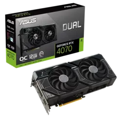 کارت گرافیک ایسوس DUAL RTX 4070 12GB OC | فروشگاه گیمینگ تکاف
